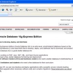 Download Oracle XE Database