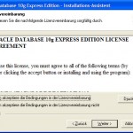 Accept_license Oracle XE