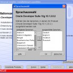 developer suite choose language and version complete