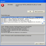failed on cksysfol detailed